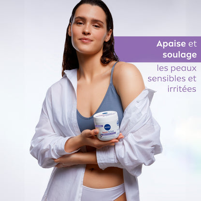 Crème Réparateur et Soin Corps Peau Sèche et Sensible Hydratation 72h NIVEA 