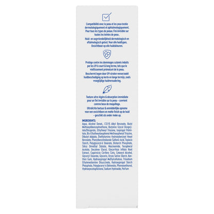 NIVEA Sonnenschutzfluid Gesicht LSF 50+, unsichtbar, nicht fettend, nicht klebend, Matteffekt, Sonne