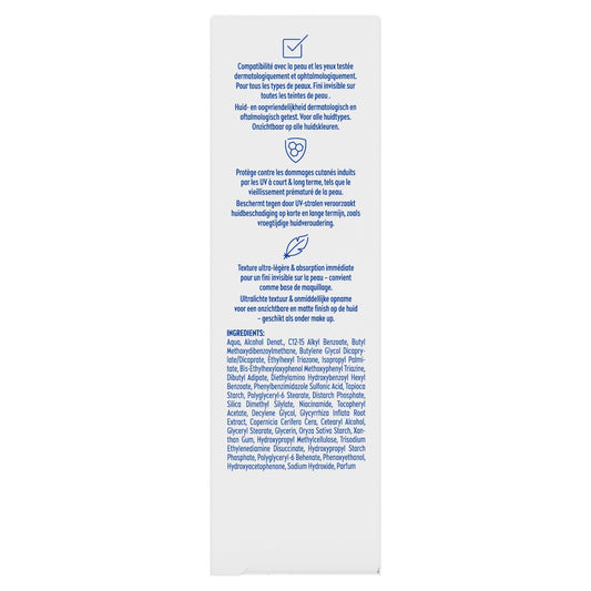 NIVEA Sunscreen Fluid Face SPF 50+ Invisible Non-Greasy Non-Sticky, Matte Effect Sun
