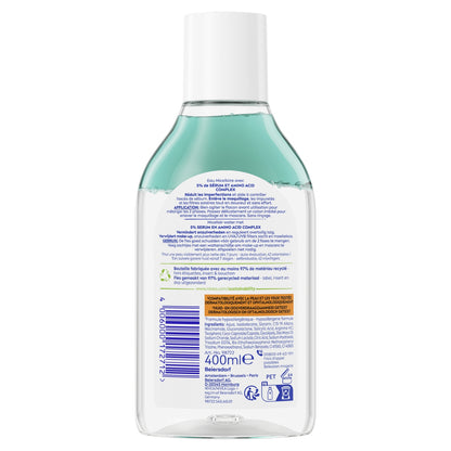 NIVEA Mizellenwasser Make-up-Entferner für Gesicht, Augen und Lippen, parfümfrei, für unreine Haut