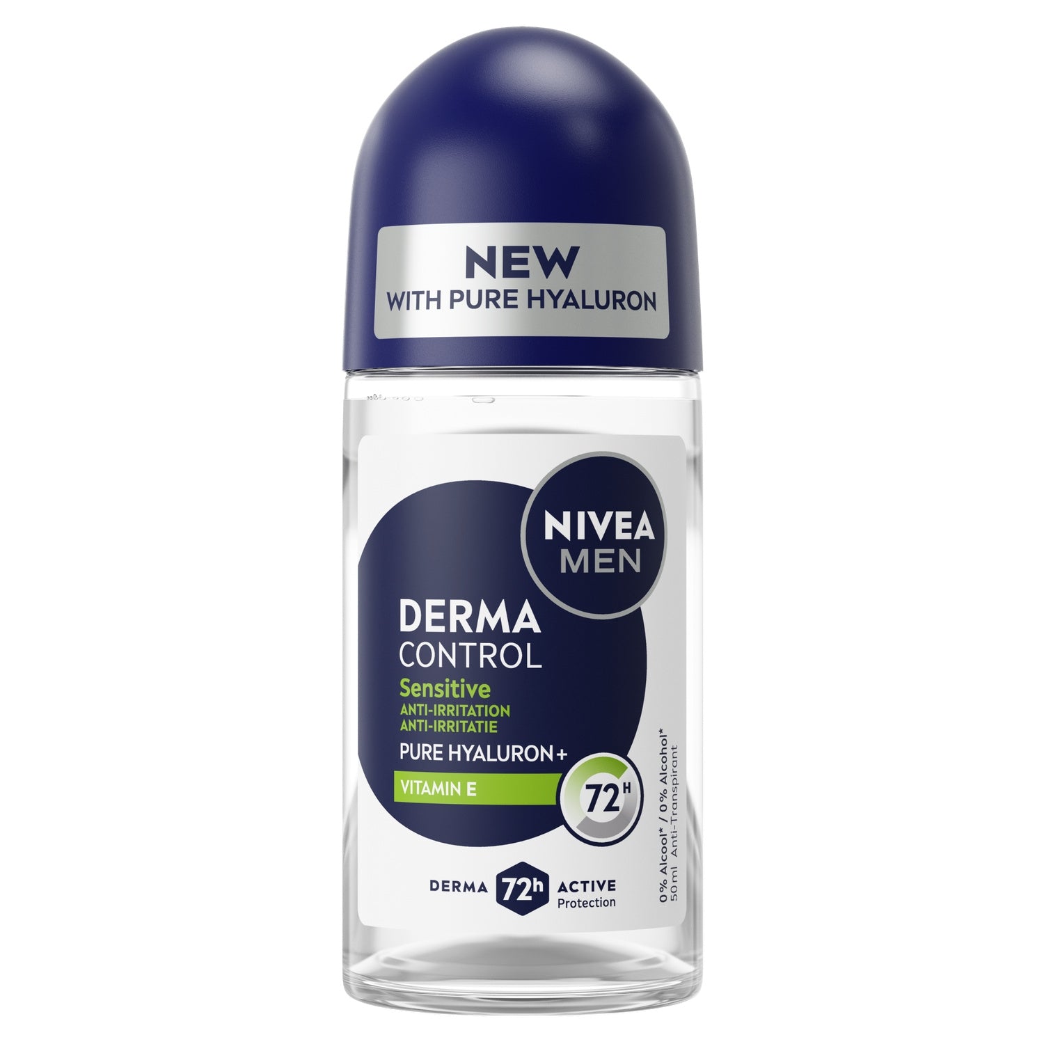 Déodorant Bille Homme Anti-transpirant 72H Derma Control Sensitive NIVEA MEN 