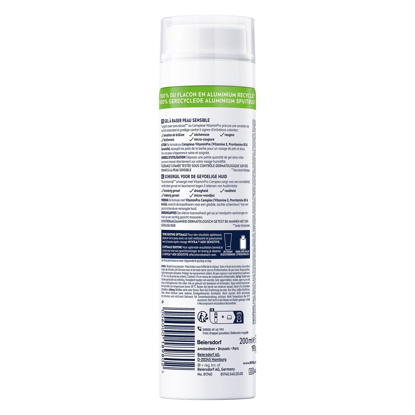 Gel à Raser Sensitive NIVEA 