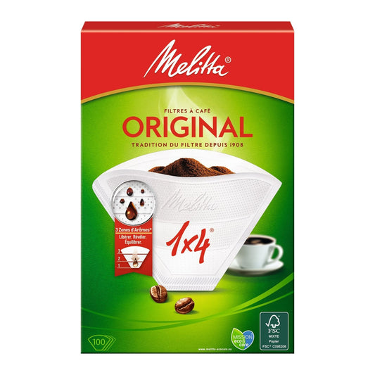 Coffee Filter 1x4/100 White Original MELITTA