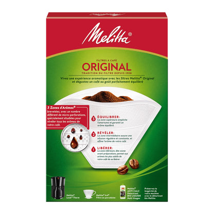 1x4 Coffee Filters + MELITTA Descaler