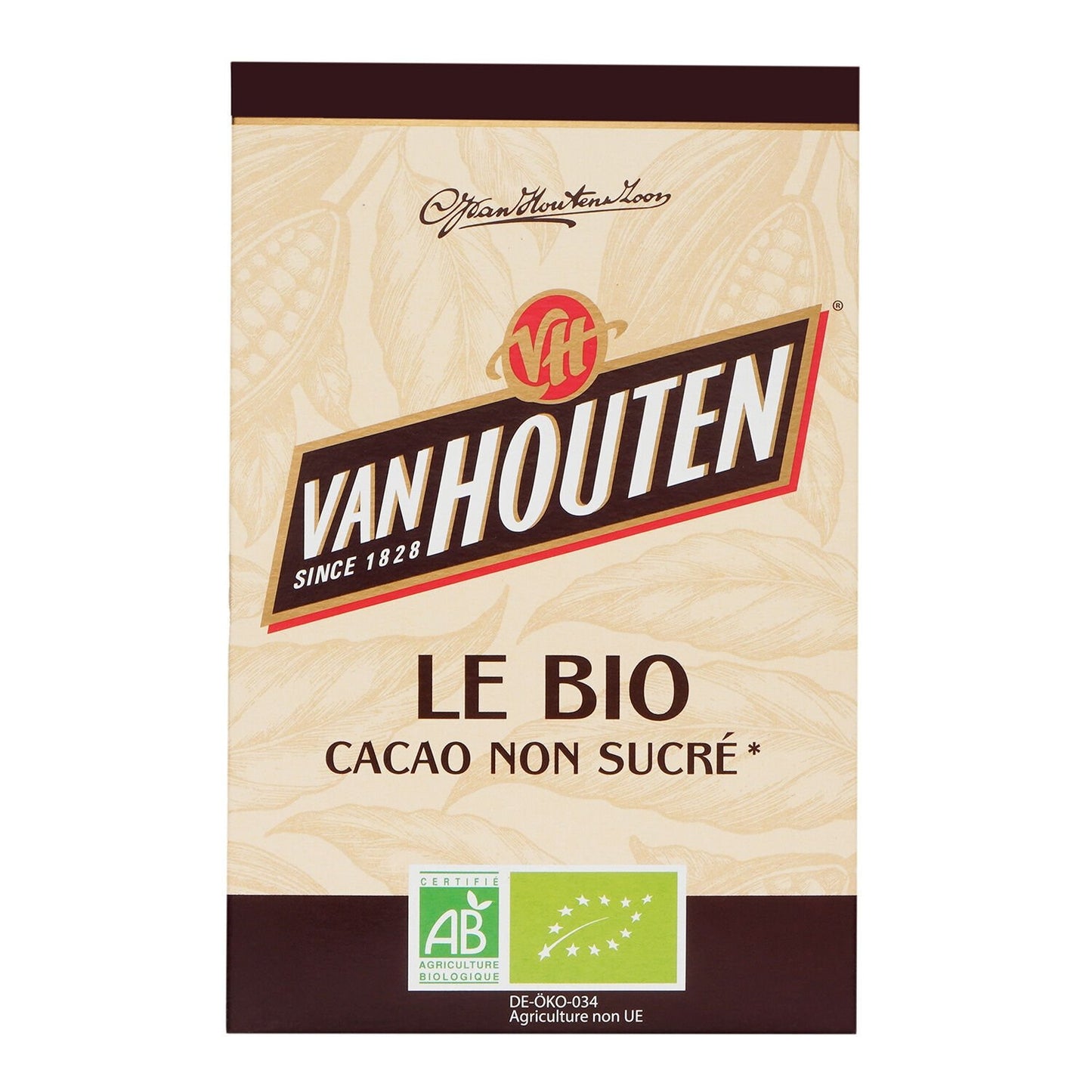 VAN HOUTEN Organic Unsweetened Cocoa Powder