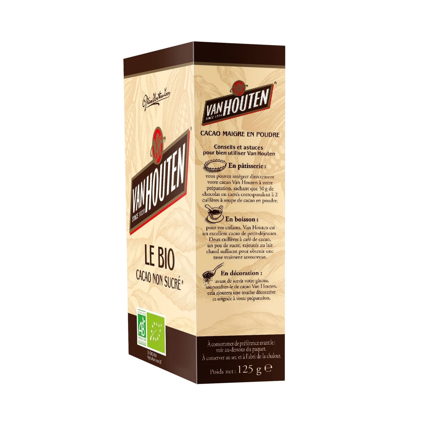 VAN HOUTEN Organic Unsweetened Cocoa Powder