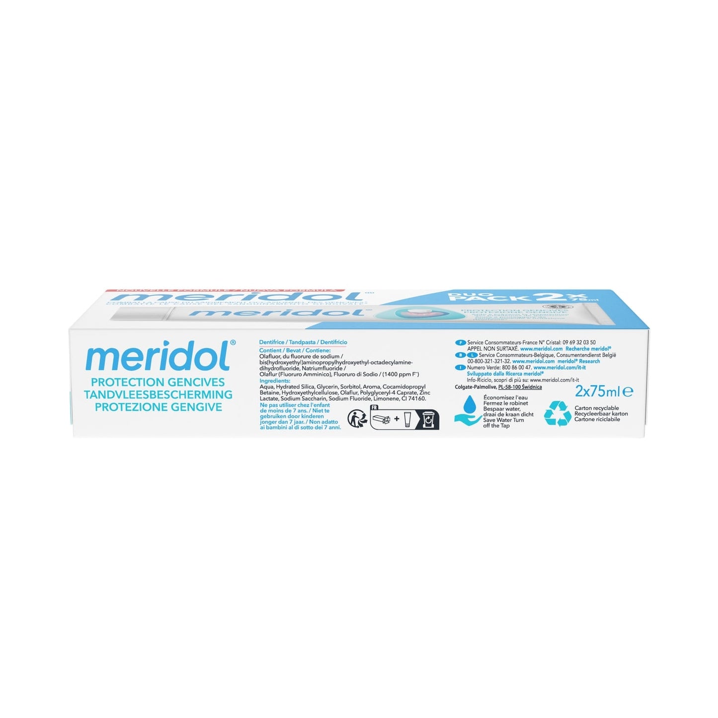 Dentifrice Protection Gencives Combat l'Inflammation MERIDOL 
