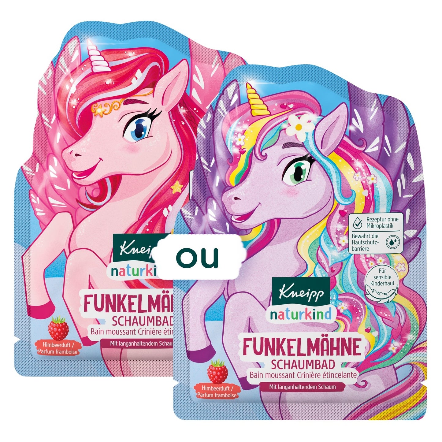 Bain moussant Crinière Étincelante Framboise KNEIPP 