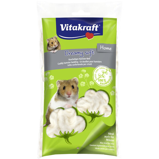 Litière Coton Lit Douillet pour Hamster et Souris Dreamy Soft VITAKRAFT