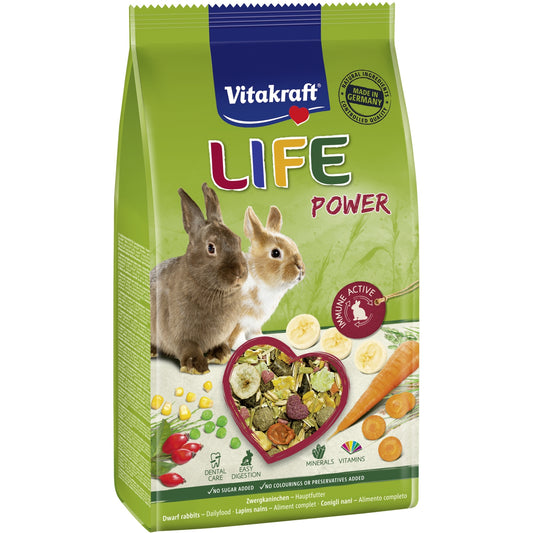 Aliment pour Lapin Nain Mélange Carotte Sans Sucre Ajouté Life VITAKRAFT