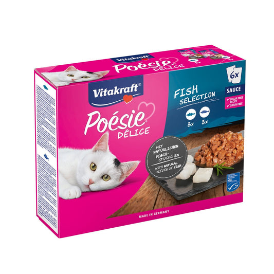 Pâtée pour Chat Adulte en Sauce aux Poissons VITAKRAFT