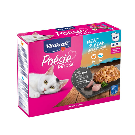Pâtée pour Chat Adulte en Gelée à la Volaille & Poissons VITAKRAFT