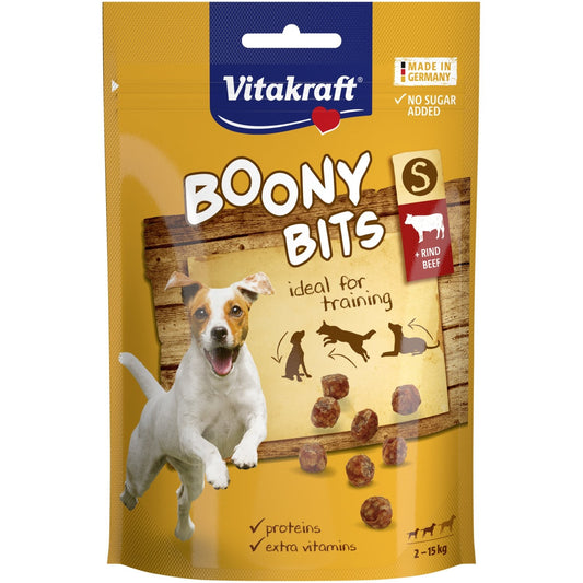 Friandise pour Chiens Boony Bits  Taille S  Boeuf VITAKRAFT le sachet de 55g