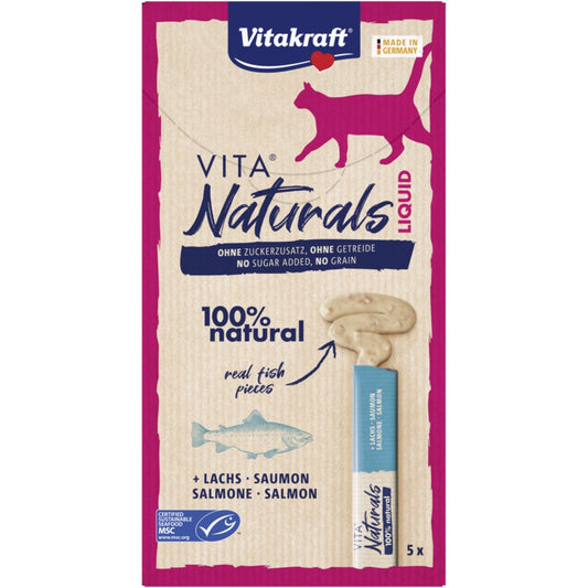 Friandises pour Chat Adulte Crémeux Saumon Vita Naturals VITAKRAFT le sachet de 75g