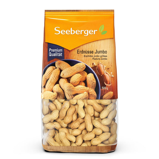 Arachides Jumbo Géantes Grillées SEEBERGER le paquet de 500g