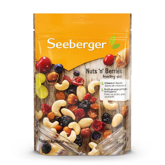 Fruit Sec Mélange Nuts 'n' Berries SEEBERGER le sachet de 150g