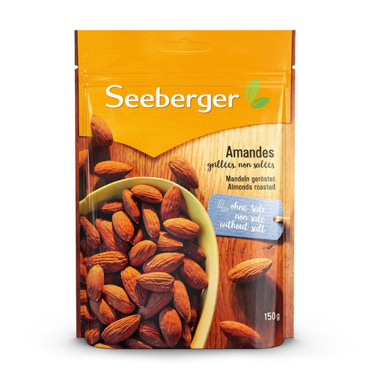 Amandes Grillées Non Salées SEEBERGER le sachet de 150g