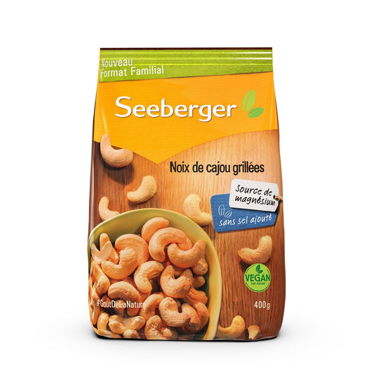 Noix de Cajou Grillées SEEBERGER le sachet de 400g