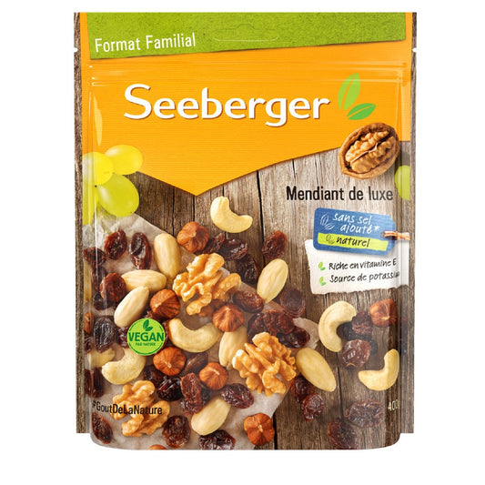 Fruits Secs Mendiant de Luxe SEEBERGER le sachet de 400g