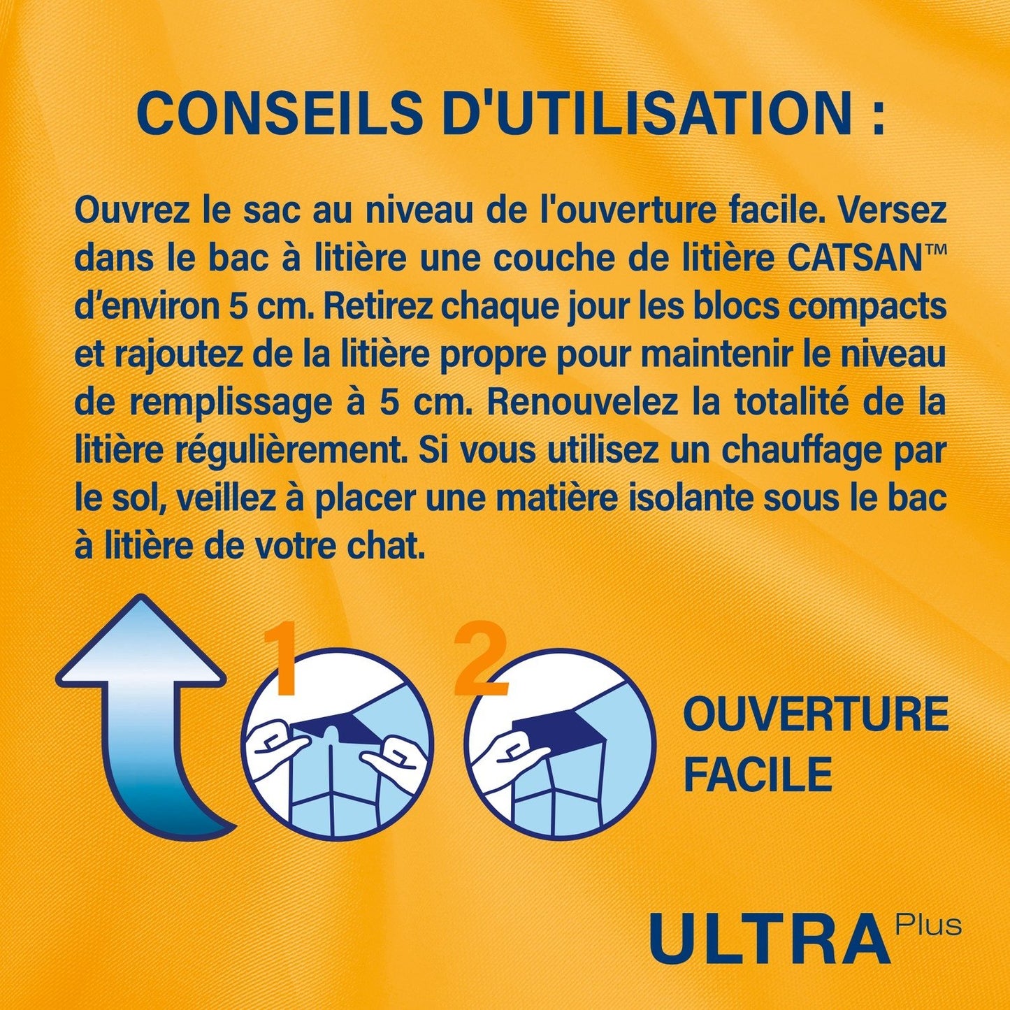 Litière Agglomérante Ultra Absorbante Plus CATSAN