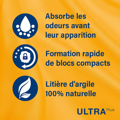 Litière Agglomérante Ultra Absorbante Plus CATSAN