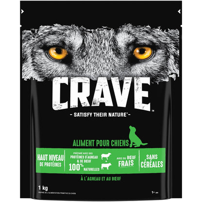 CRAVE Grain-Free Lamb and Beef Adult Dog Food