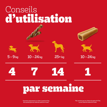 Friandises pour Chien Adulte Rodeo Duos Jambon PEDIGREE 