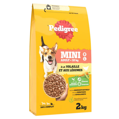 Croquettes pour Chien Adulte Petit <10kg Volaille Légumes PEDIGREE