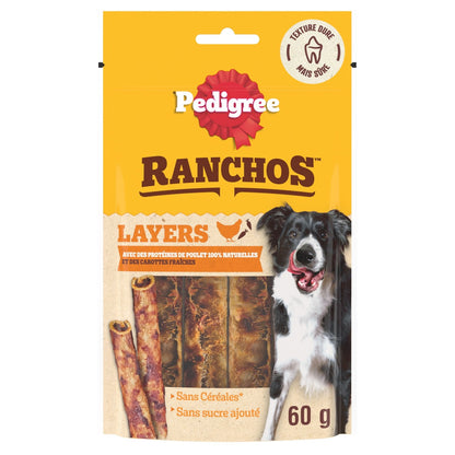 Ranchos Layers au Poulet et Carottes PEDIGREE