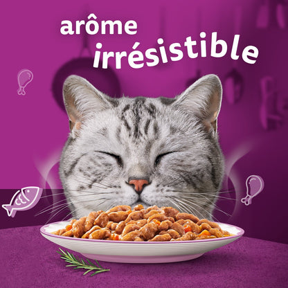 Croquettes pour Chat Fusions des Saveurs en Sauce WHISKAS