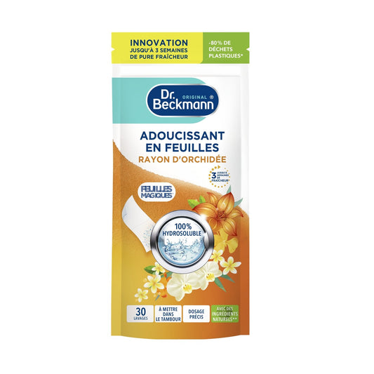 Assouplissant Feuilles Magiques Feuilles DR BECKMANN le paquet de 30 feuilles