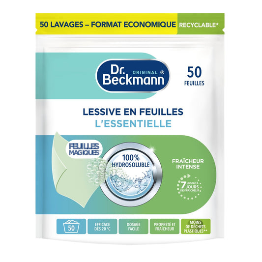 DR BECKMANN Essential wasserlösliche Waschmittelblätter
