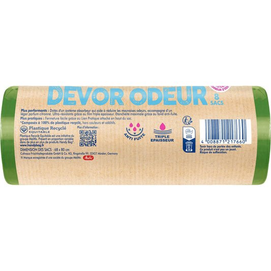 Devor Odorless 50l Garbage Bag with Ties HANDY BAG