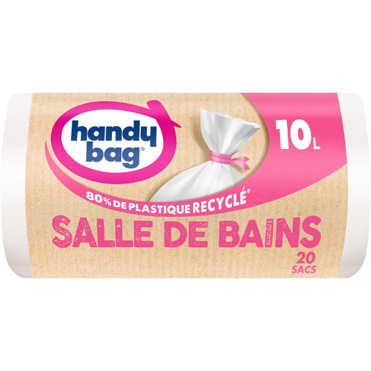 Sac Poubelle de Salle de Bain 10L HANDY BAGS
