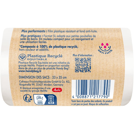 Bathroom Trash Bag, 5L HANDY BAG