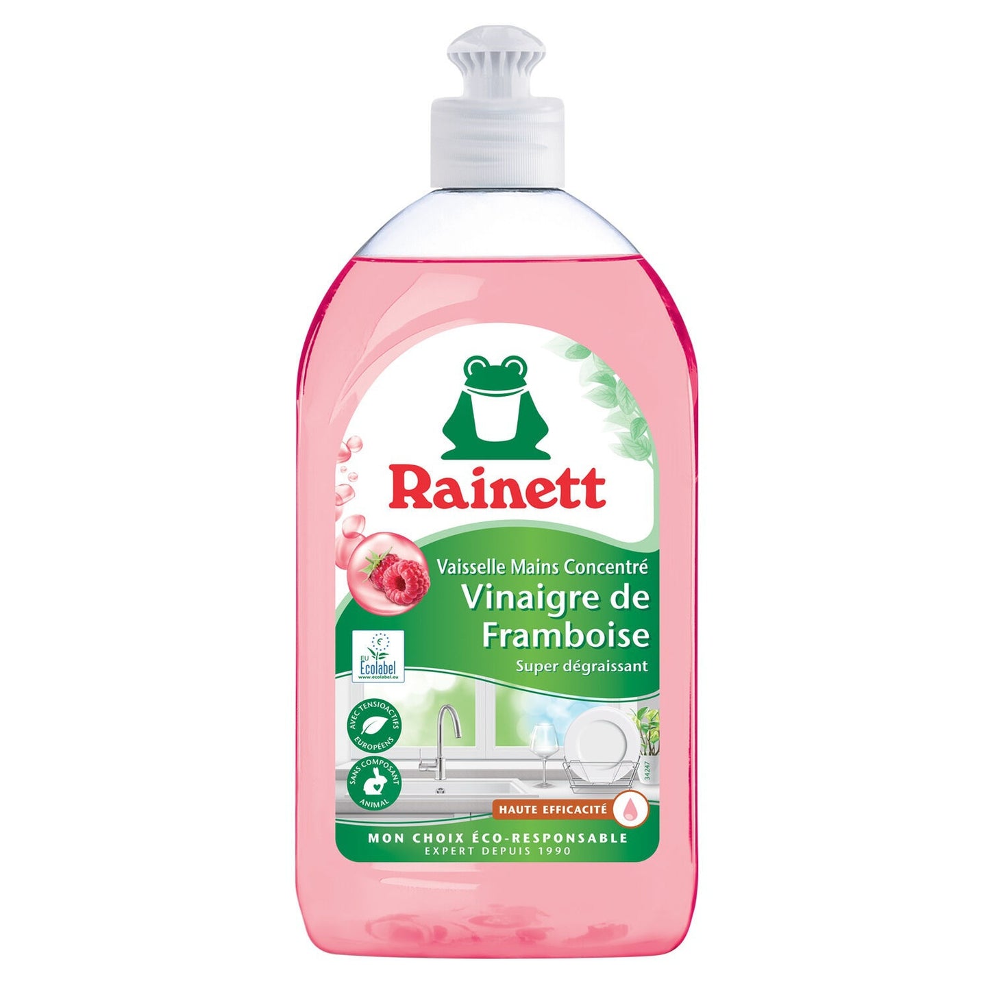 Liquide Vaisselle Vinaigre de Framboise RAINETT