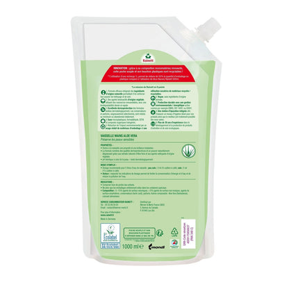 Recharge Liquide Vaisselle Écologique Aloe Vera RAINETT