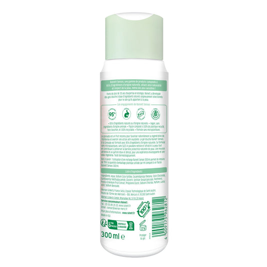 Gel Douche Rafraîchissant Ph Neutre Grenade Sans Microplastique Sans Sles Sans Paraben RAINETT SENSES