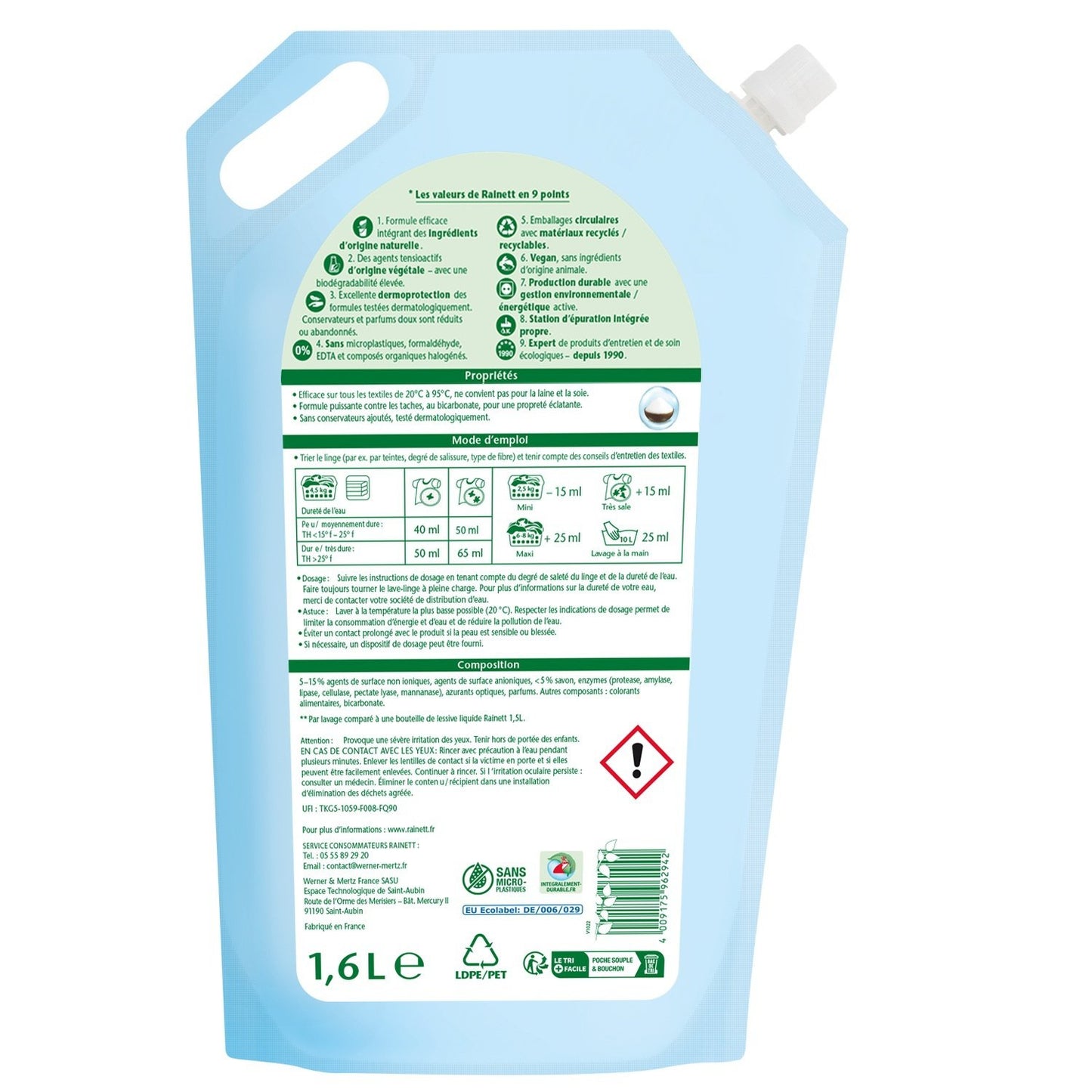RAINETT Liquid Laundry Detergent with Baking Soda