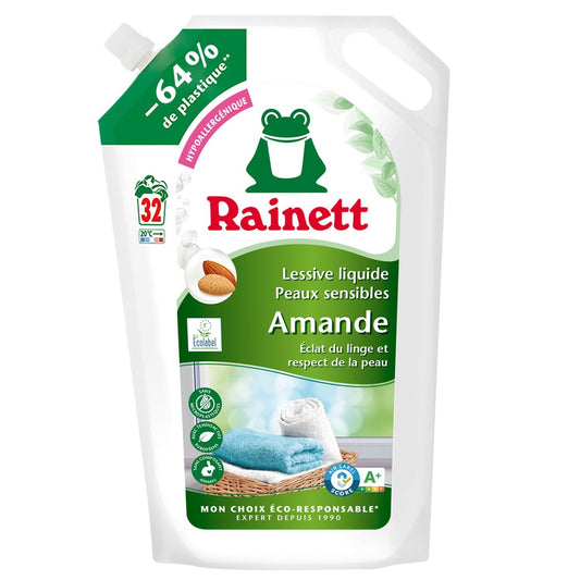 RAINETT Almond Liquid Laundry Detergent for Sensitive Skin