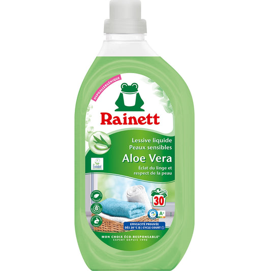 Lessive Liquide Peaux Sensibles Aloe Vera RAINETT 
