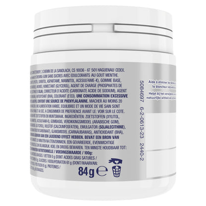 Chewing-Gum Menthe Forte Sans Sucres FREEDENT WHITE