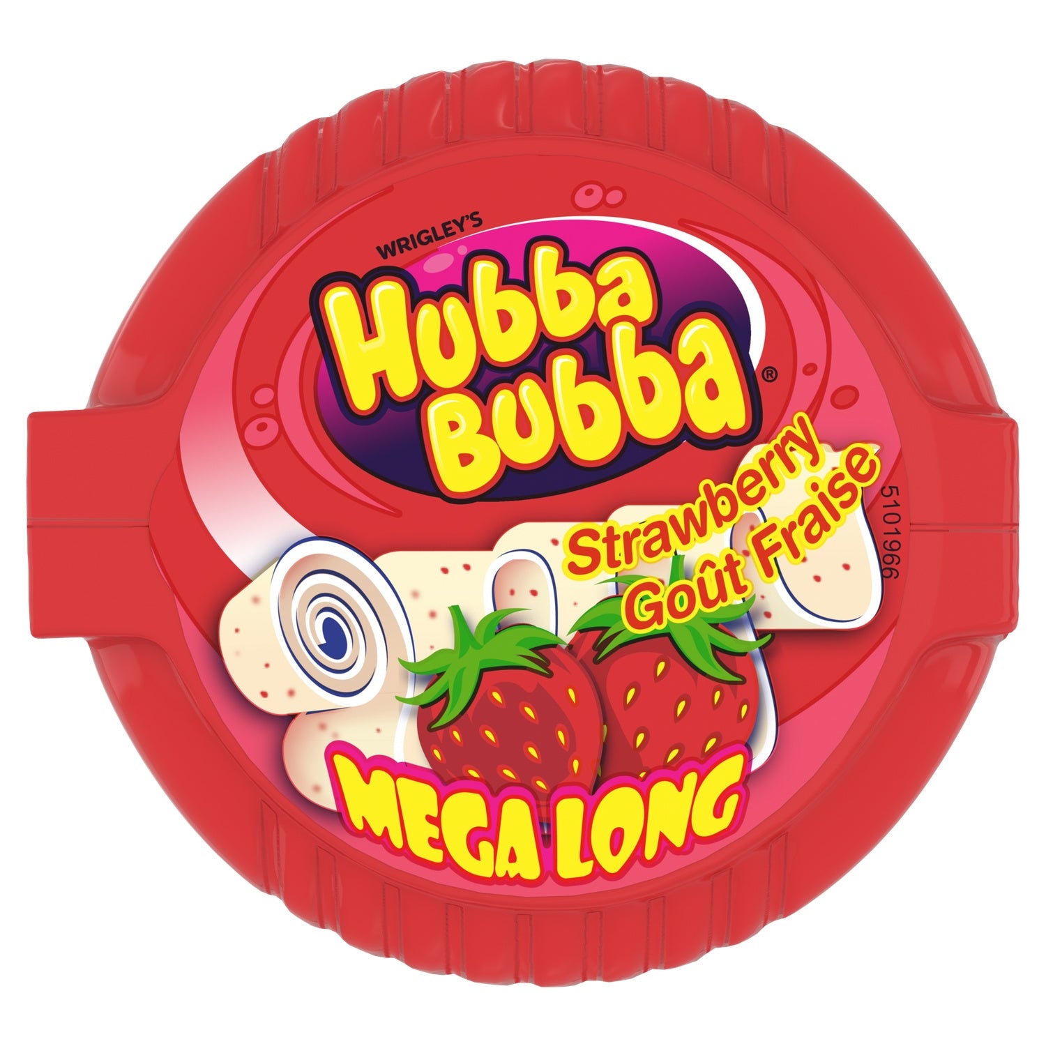Chewing-gum bubble gum fraise HUBBA BUBBA 