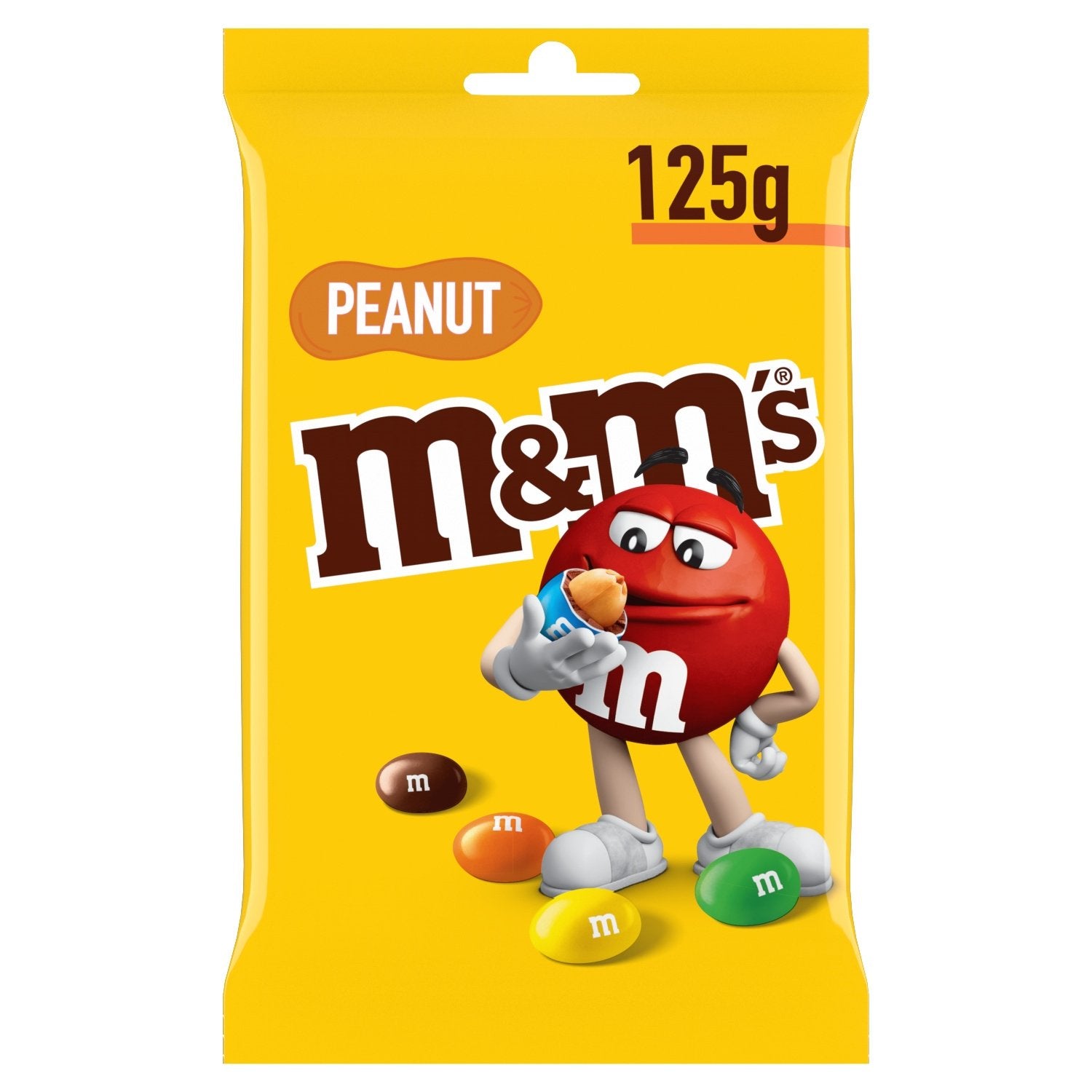 Bonbons Chocolats Cacahuètes M&MS la cravate de 125g