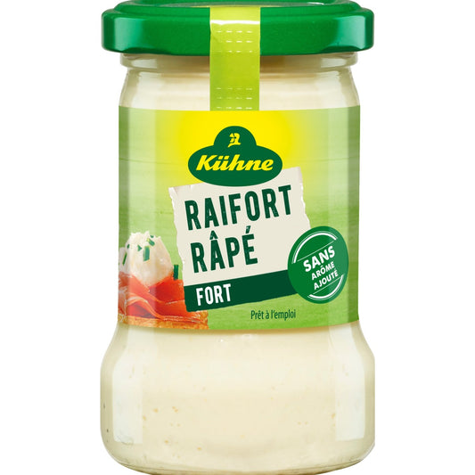 Raifort Rapé Fort KUHNE le pot de 140g