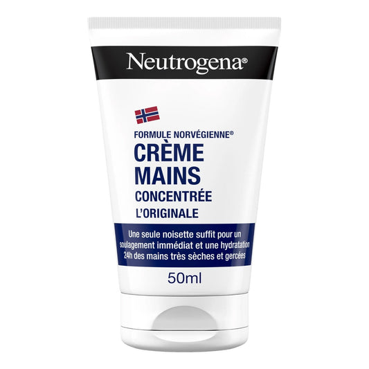 Crème Mains Hydratante Concentrée Parfumée NEUTROGENA le tube de 50 ml