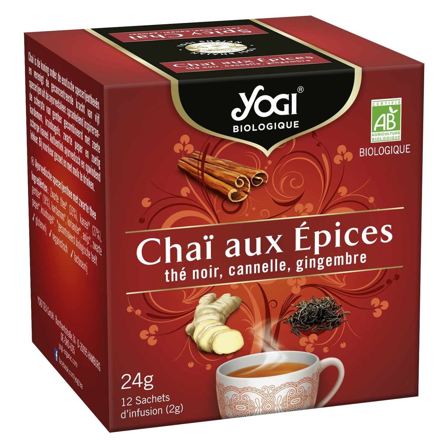 YOGI Organic Spiced Chai Black Tea