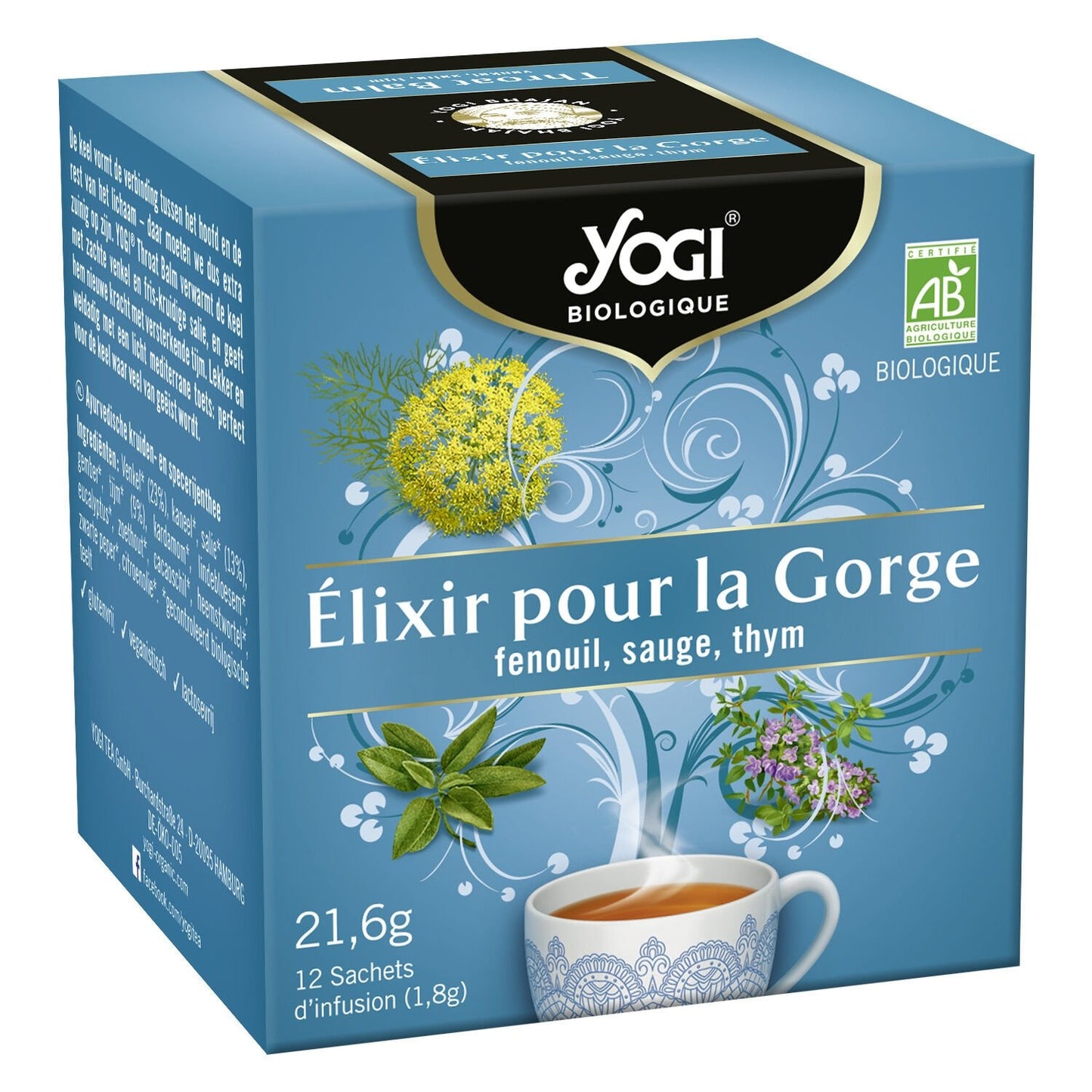 YOGI Organic Throat Elixir Infusion