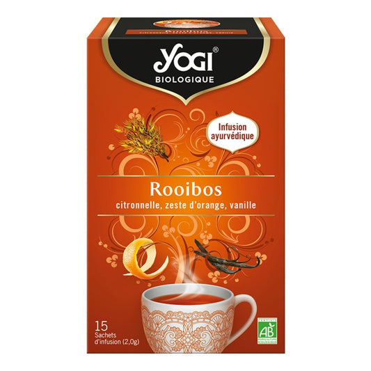 Infusion Rooibos Bio YOGI la boite de 15 sachets