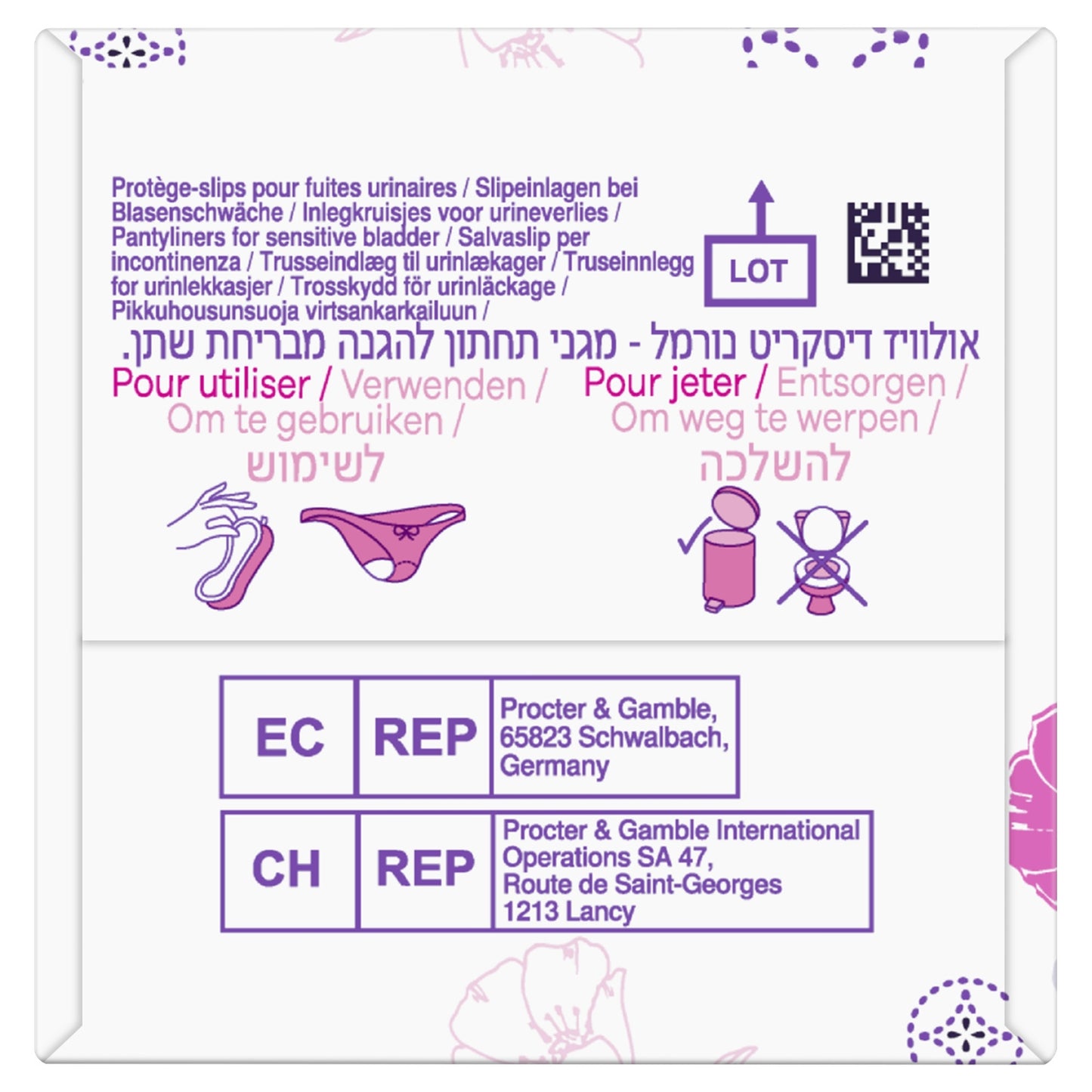 ALWAYS DISCREET Normal Urinary Leakage Panty Liners